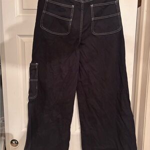Wide Leg Black Jeans